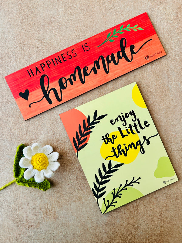 Mac-crochet Collection | Bless This Home wall set up | with macrame hangers and crochet flowers