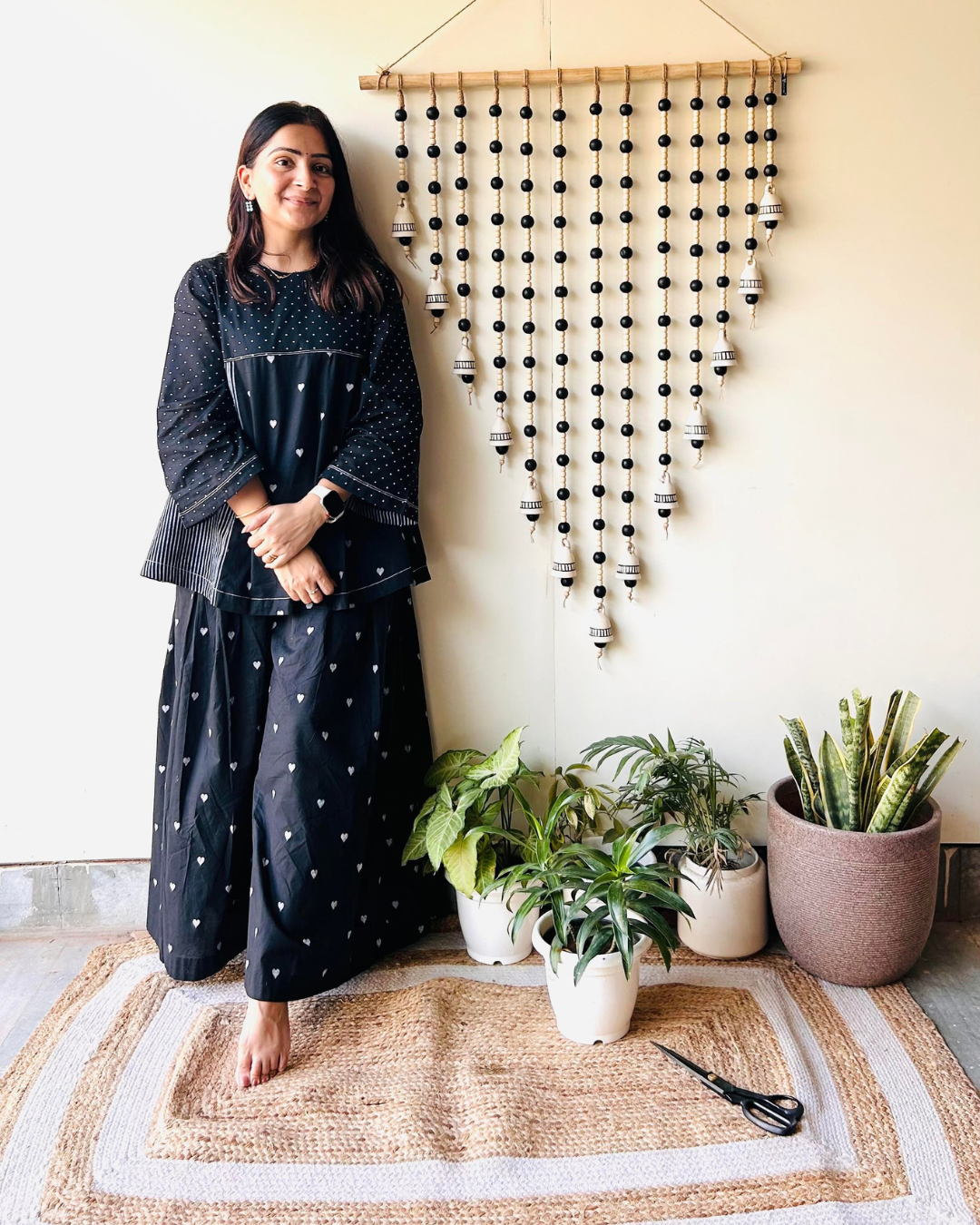 TWILIGHT — A Beaded Bell Drape