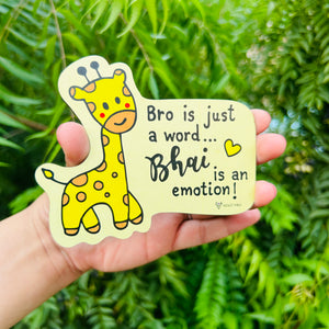 Bhai is an emotion | Rakhi Fridge Magnet