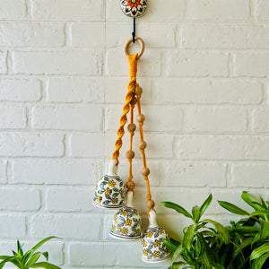 BLOSSOM | Symphony Chimes | Bunch of 3 (big) bells with Ceramic Hook
