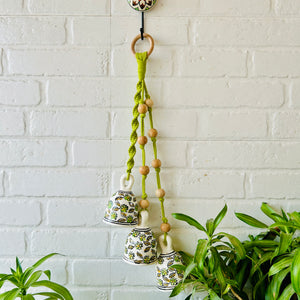 EVERGREEN | Symphony Chimes | Bunch of 3 (big) bells with Ceramic Hook