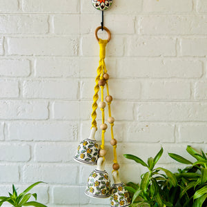 DAISY | Symphony Chimes | Bunch of 3 (big) bells with Ceramic Hook