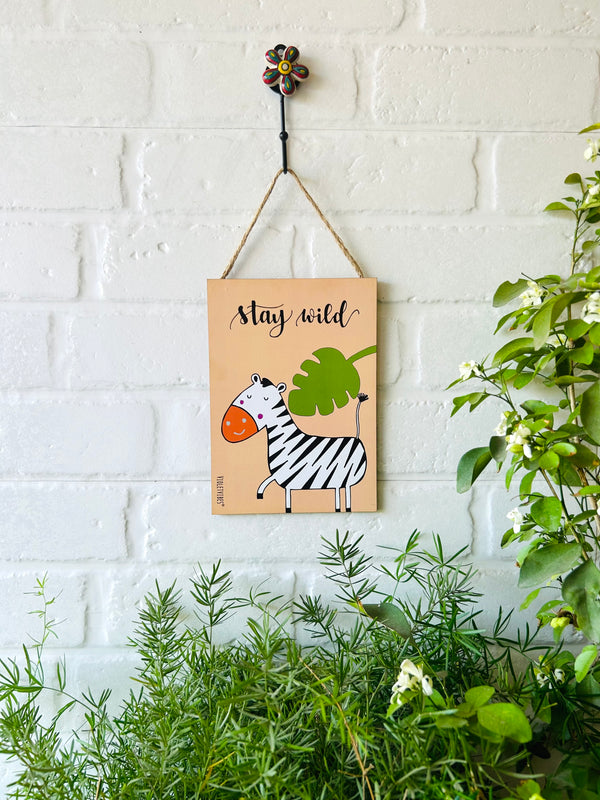 Stay Wild (Zebra) | Kids Room Decor