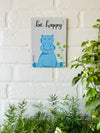 Be Happy (Hippo) | Kids Room Decor