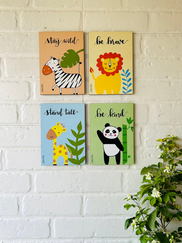 Jungle Theme - Set of 4 | Kids Room Decor