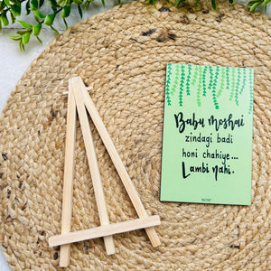 Babumoshai.... | Table Top with wooden easel stand