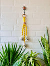 Mini Macrame Melodies | DAISY (Set of 3 'ceramic' hanging bells) + Ceramic hook