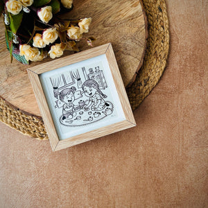 One where our kitchen had no walls | No caption Needed Wall Frame