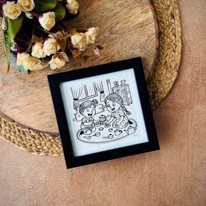 One where our kitchen had no walls | No caption Needed Wall Frame