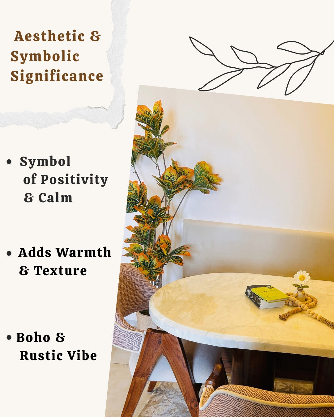 Beaded Garland | Handmade Wooden Table Beads