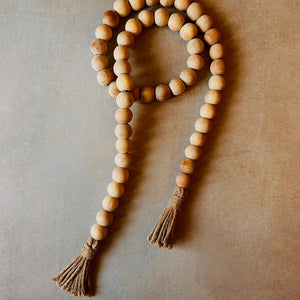 Beaded Garland | Handmade Wooden Table Beads
