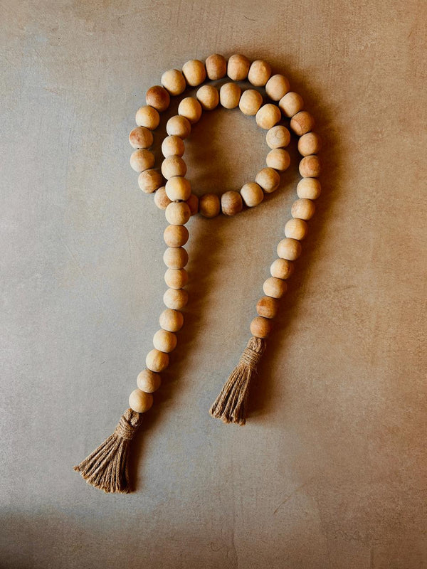 Beaded Garland | Handmade Wooden Table Beads