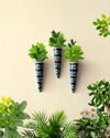 Set of 3 | Big Conical Planter | Blue Lines | Buy 3 get 3 offer applicable | Use code 