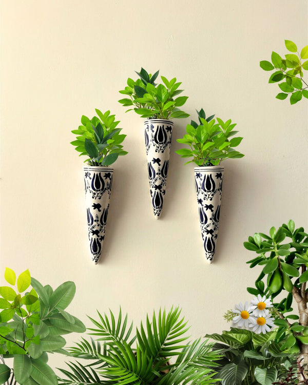 Set of 3 | Big Conical Planter | Trident (Trishool) | Buy 3 get 3 offer applicable | Use code 