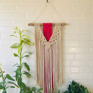 Folklore Macrame Wall Hanging | With Ceramic Hook