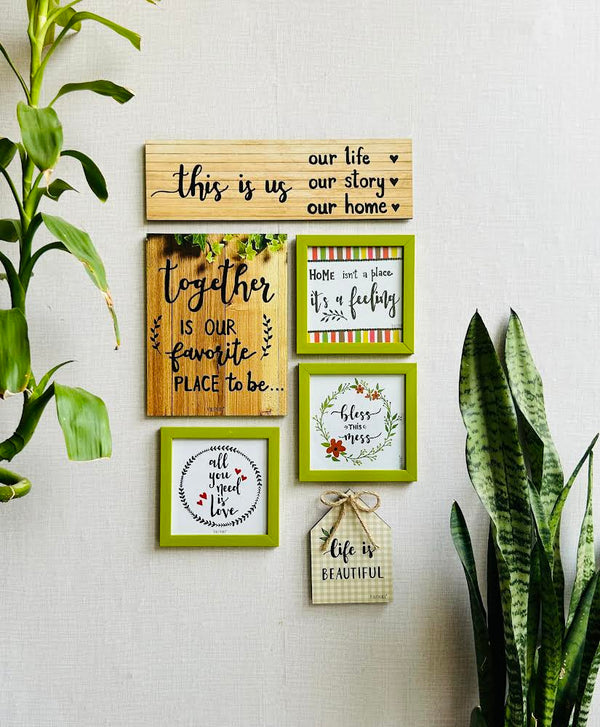 Shades of brown & green combo | Wall Decor