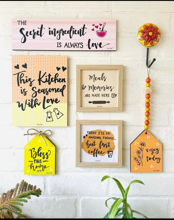 Kitchen is Seasoned with Love | Coffee Edition | But first Coffee | Kitchen Decor