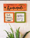 Happiness is Homemade with  Wall frames | Kitchen Decor