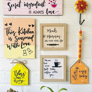 Kitchen is Seasoned with Love | Coffee Edition | Take coffee with  you | Kitchen Decor