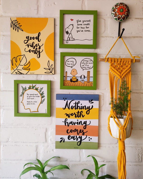 Good Vibes Combo | Workspace decor