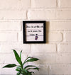 Love is in the Air  | 5*5 inches glass top wall frame