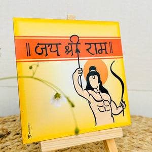 Lord RAMA Table-top cum Magnet | With easel stand