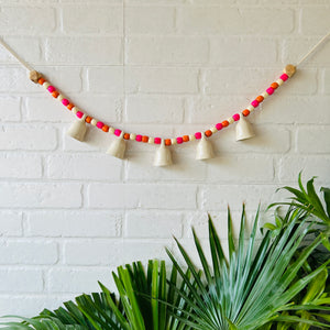KHANAK | Ceramic bells bunting  - LILLY LIKE