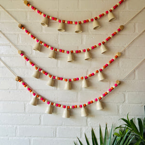 KHANAK | Ceramic bells bunting  - LILLY LIKE
