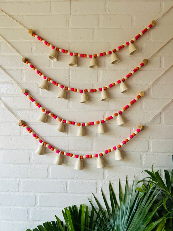 KHANAK | Ceramic bells bunting  - LILLY LIKE