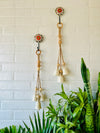 Ivory Chimes | Classic white bells with ceramic hook