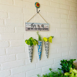 This is Us Conicals Wall Combo | Balcony/Garden Decor