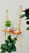 'FIX IT YOURSELF' MACRAME SHELF | WHEAT YELLOW