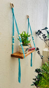 'FIX IT YOURSELF' MACRAME SHELF | OCEAN BLUE