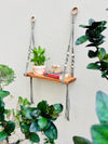 'FIX IT YOURSELF' MACRAME SHELF | CLOUD GRAY