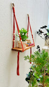 'FIX IT YOURSELF' MACRAME SHELF | BURNT ORANGE