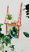 'FIX IT YOURSELF' MACRAME SHELF | BURNT ORANGE