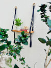 'FIX IT YOURSELF' MACRAME SHELF | INK BLUE