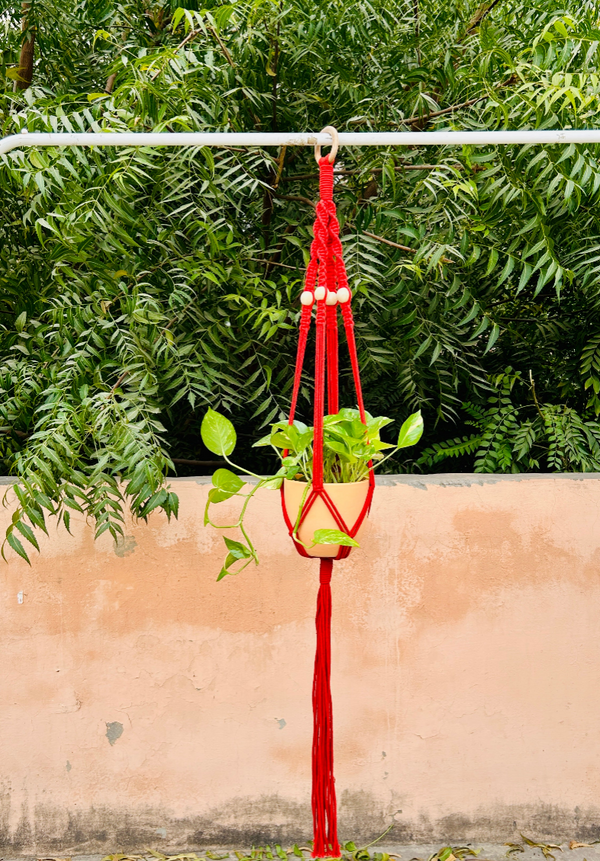 Colorful Macrame Air Planters| Available in 6 different colors (Planter not included)