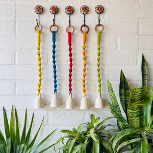 Miniature Macrame Ivory Bells – Set of 5 | Buy 4 get 1 free