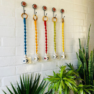 Miniature Macrame Floral Bells – Set of 5 | Buy 4 get 1 free