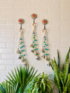 BLUE ORCHID | Symphony Chimes | Bunch of 4 (mini) bells with Ceramic Hook