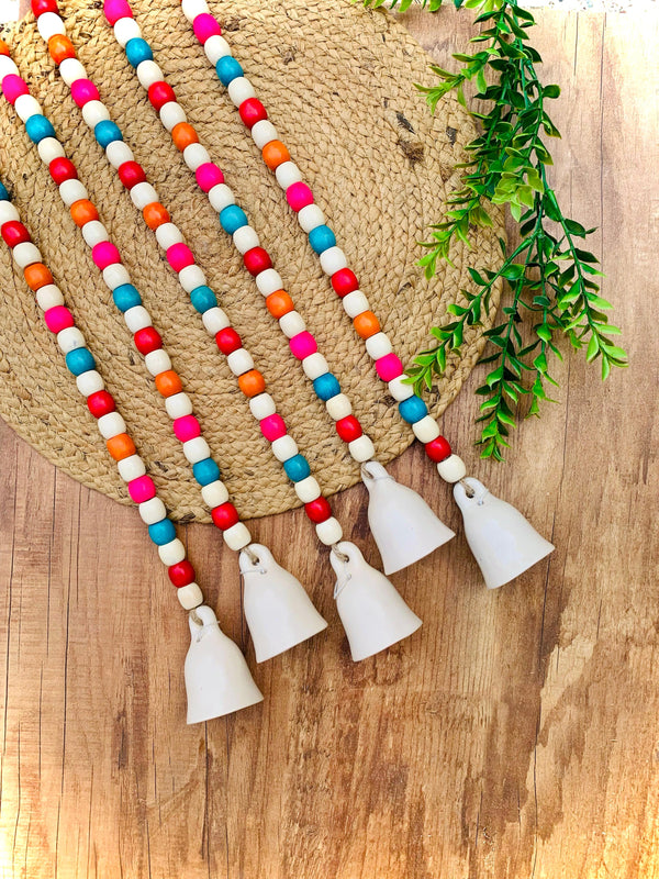 Backdrop Bells with small bells | Including Ceramic Hooks