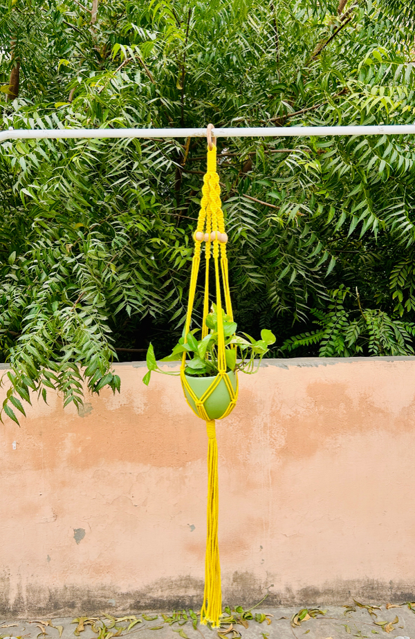 Colorful Macrame Air Planters| Available in 6 different colors (Planter not included)