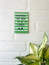 Mountains are there to be climbed | 6 x 4 Inches Magnet/Stick-on