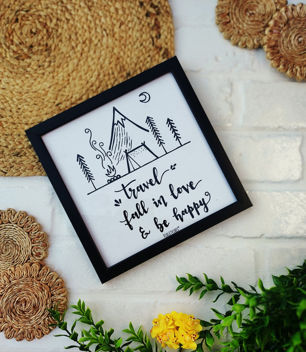 Travel, fall in love | Big Wall Frame