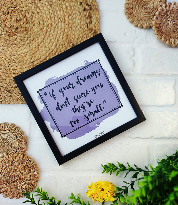 Dreams | Big Wall Frame