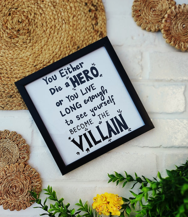 Hero/Villain - GOT | Big Wall Frame