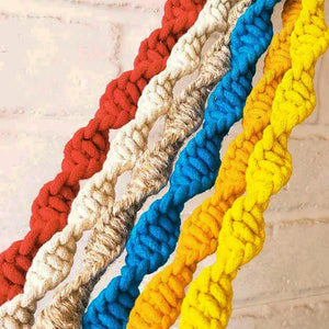 Combo with modern  macrame Touch | Restroom Decor