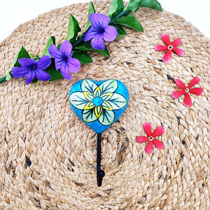 Ceramic Hooks | Blue Heart