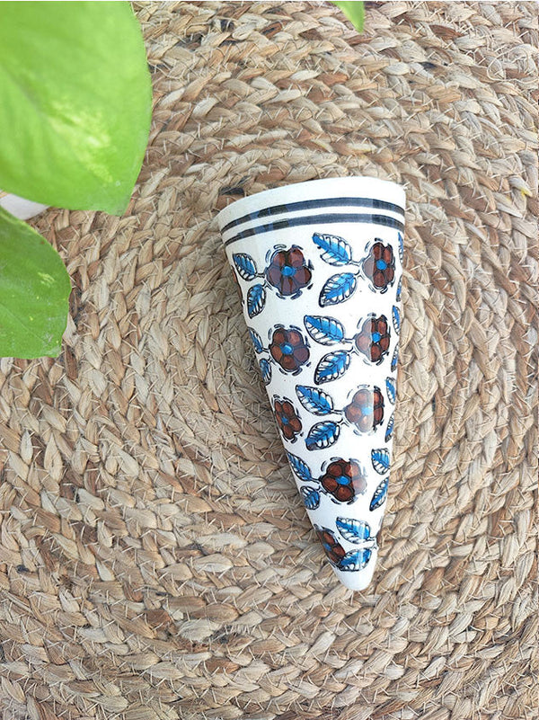 Mini Conical Planter | Brown Flowers | Buy 3 get 3 offer applicable| USE CODE  